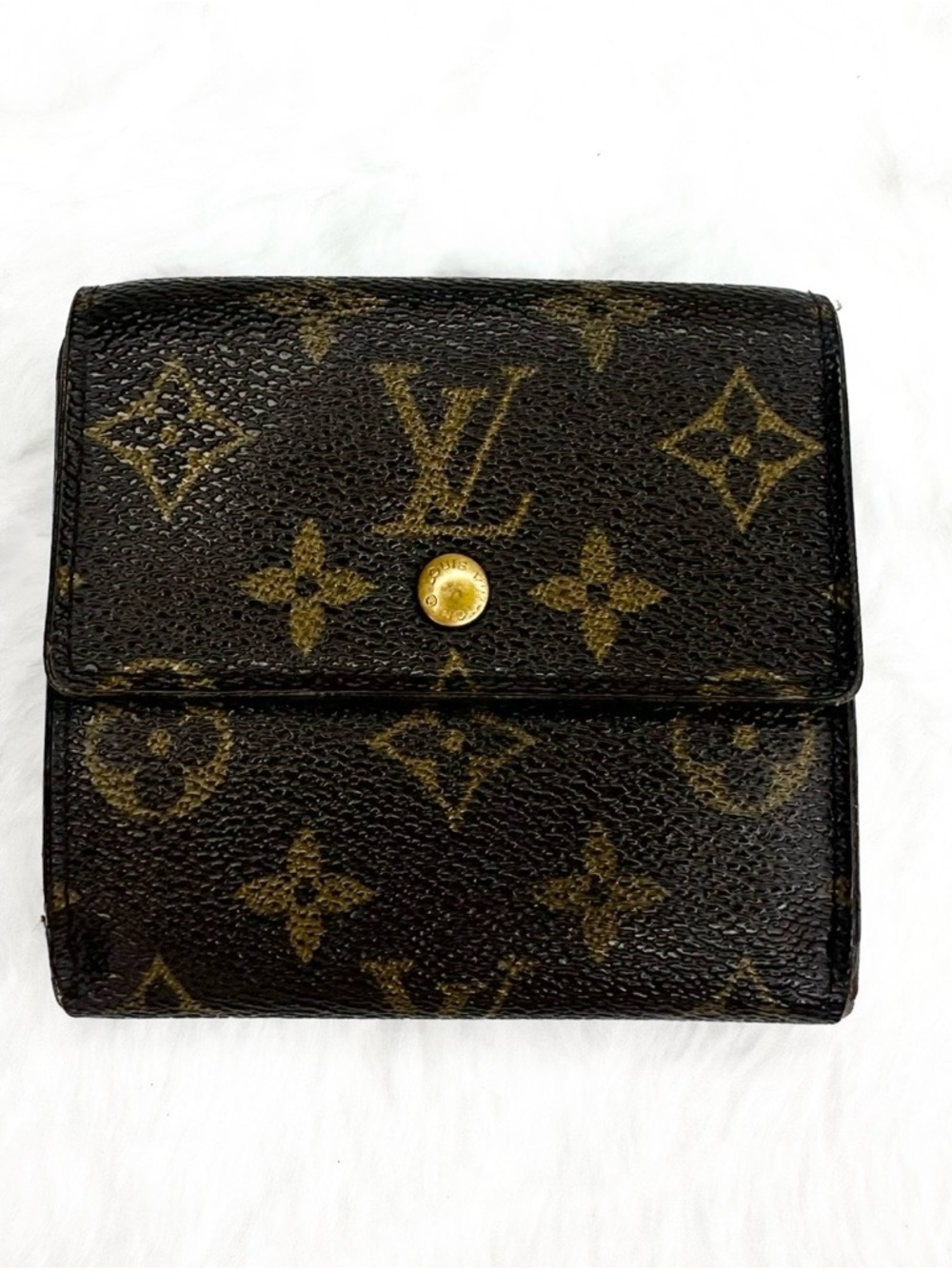 *LOUIS VUITTON* Vintage Classic Monogram Portefeuille Elise Wallet